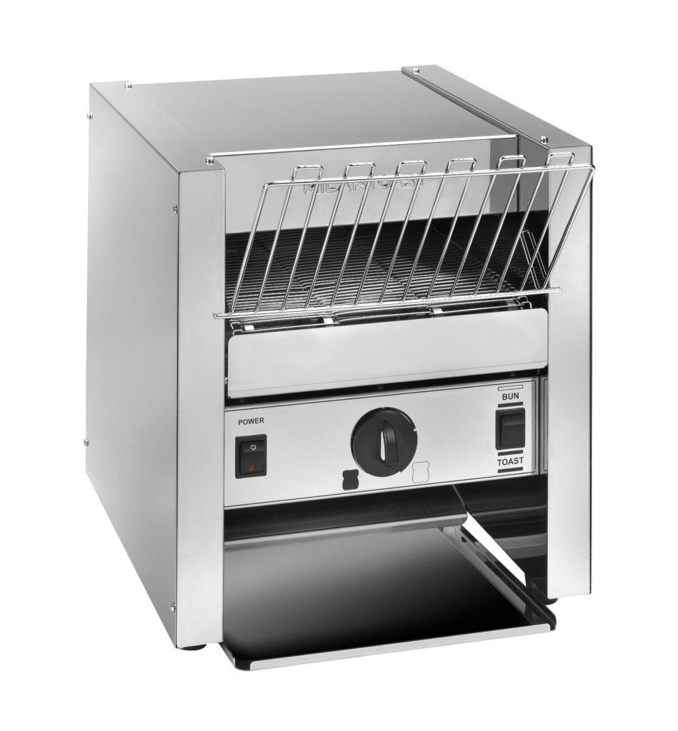 Tostapane A Nastro VEVOR 2200W - Tostiera Commerciale Per 300 Fette/Oro, Acciaio Inox, 7 Velocit&agrave;